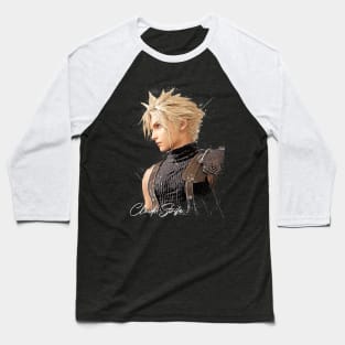 Cloud Strife Final Fantasy VII Remake Baseball T-Shirt